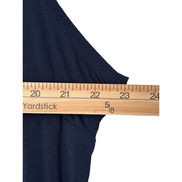 Lane Bryant Dress Womens Size 18/20 Blue Sleeveless Tie Back Crewneck Midi (2) - Picture 11 of 14